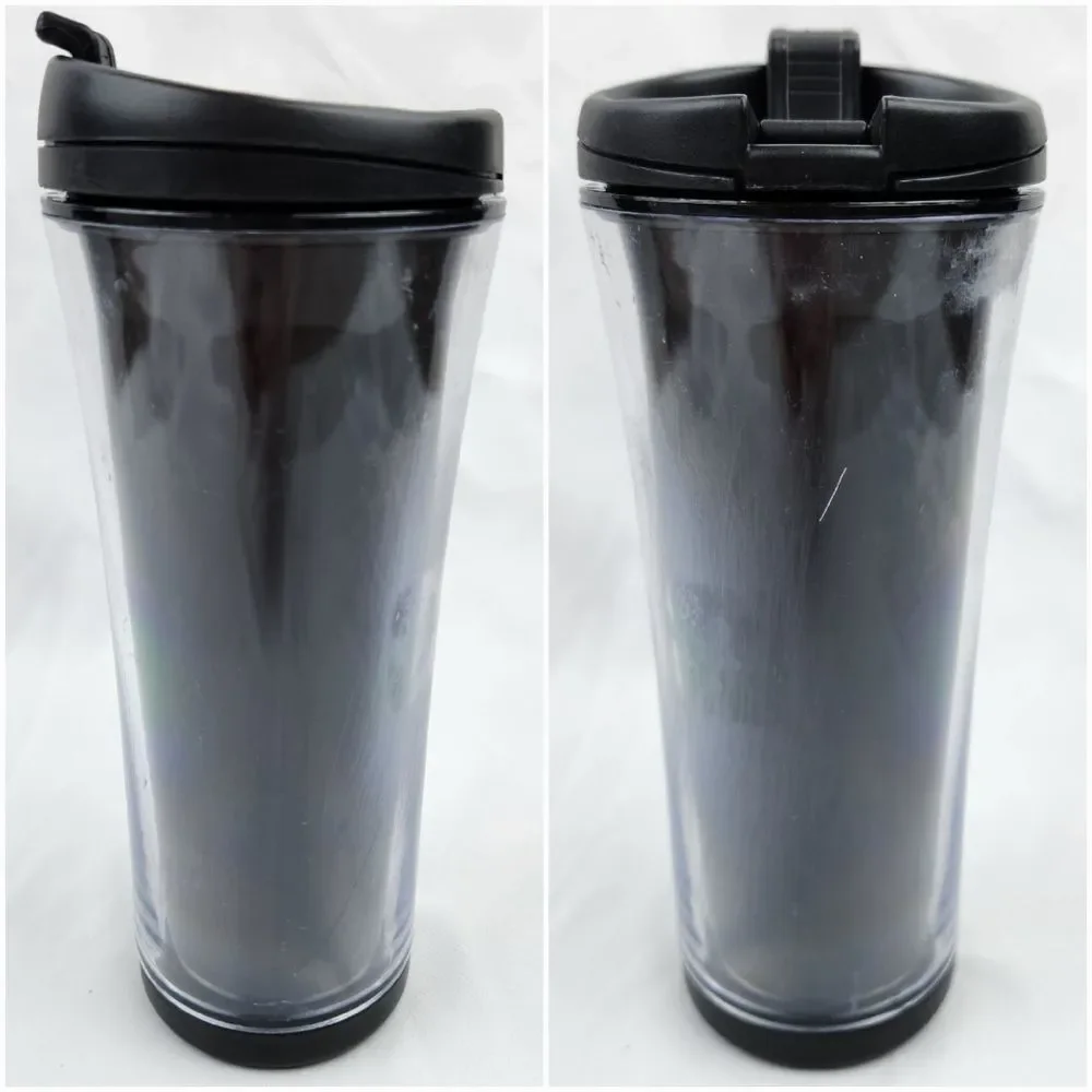 ☕️Starbucks 2007 Black Customizable Create Your Own 16oz Travel Tumbler